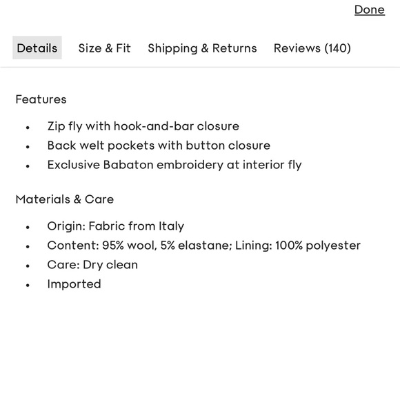 Aritzia Babaton Agency Pants Size 2 - Picture 6 of 6